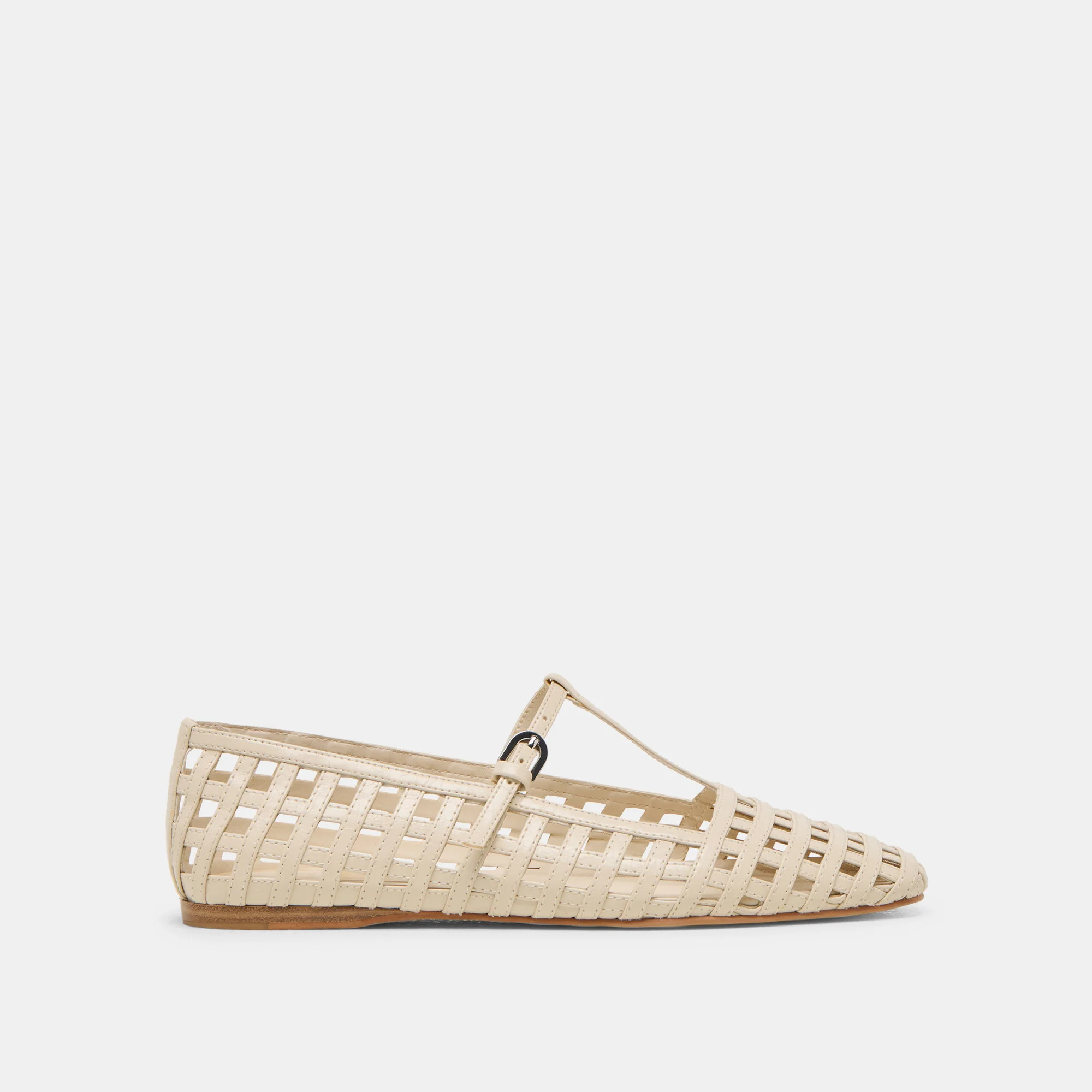 RAINS BALLET FLATS IVORY STELLA | DolceVita.com