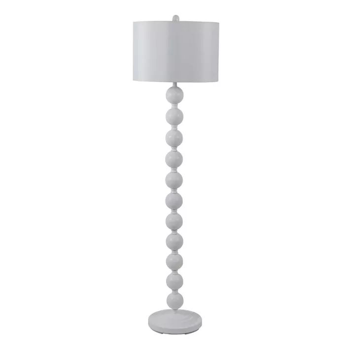 59" Stacked Ball Floor Lamp White - Decor Therapy | Target