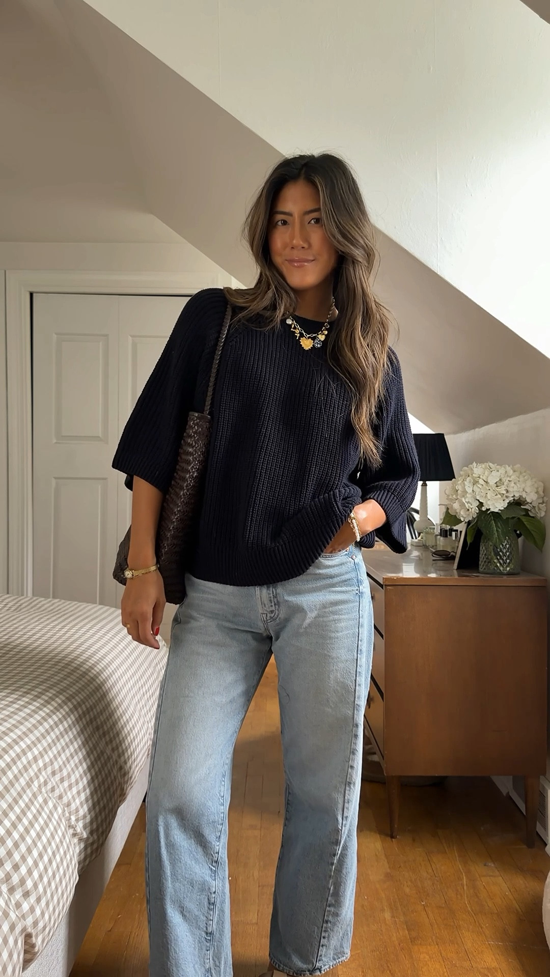 Spring transitional outfit today! Love this oversized sweater shirt with this denim. 

#LTKootd #LTKgrwm #LTKdayinmylife