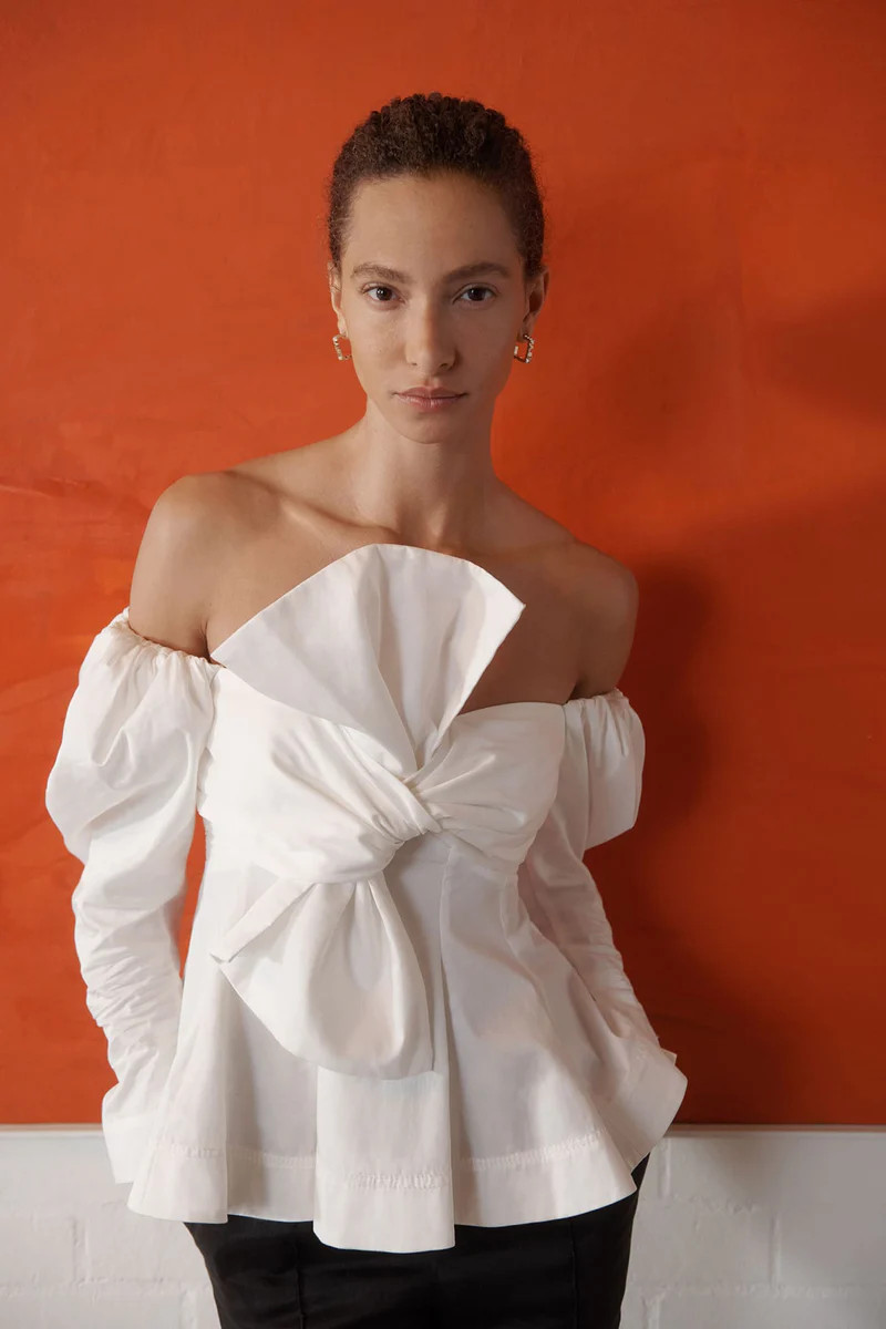 Valentina Strapless Bow Top | aje. (US, UK, Europe, ROW)