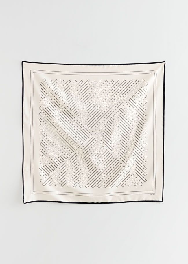 Graphic Square Scarf | & Other Stories (EU + UK)
