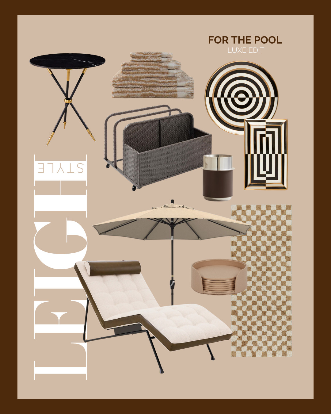 Elevate your outdoor oasis with these sophisticated poolside essentials.

#PoolsideStyle #OutdoorLiving #SummerEssentials #LuxuryHome #PatioDecor #SummerVibes #HomeInspiration #OutdoorDecor 

 #LTKdayinmylife #LTKHome #LTKSwim
