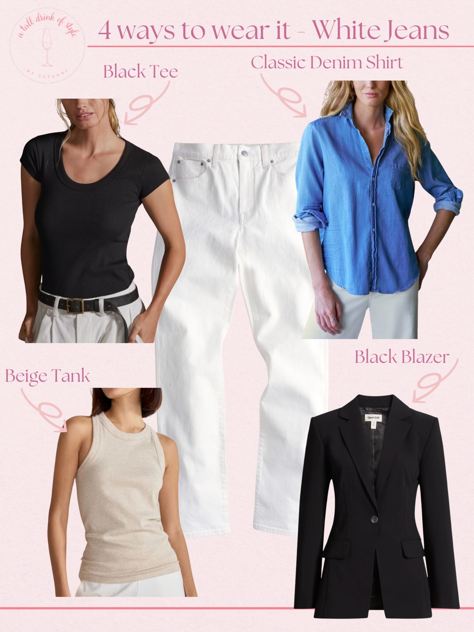 4 ways to wear white denim as a tall girl over 40 

fashion over 50, over 50 stylish outfits, fall fashion, fall outfit ideas, fall fashion 2026, ad, fall outfits, cute fall outfits, fall outfits 2026, fashion blog, style blog, tall fashion, tall girl outfits, tall style, beauty over 50, timeless classic outfits

#LTKSeasonal #LTKOver40 #LTKTall