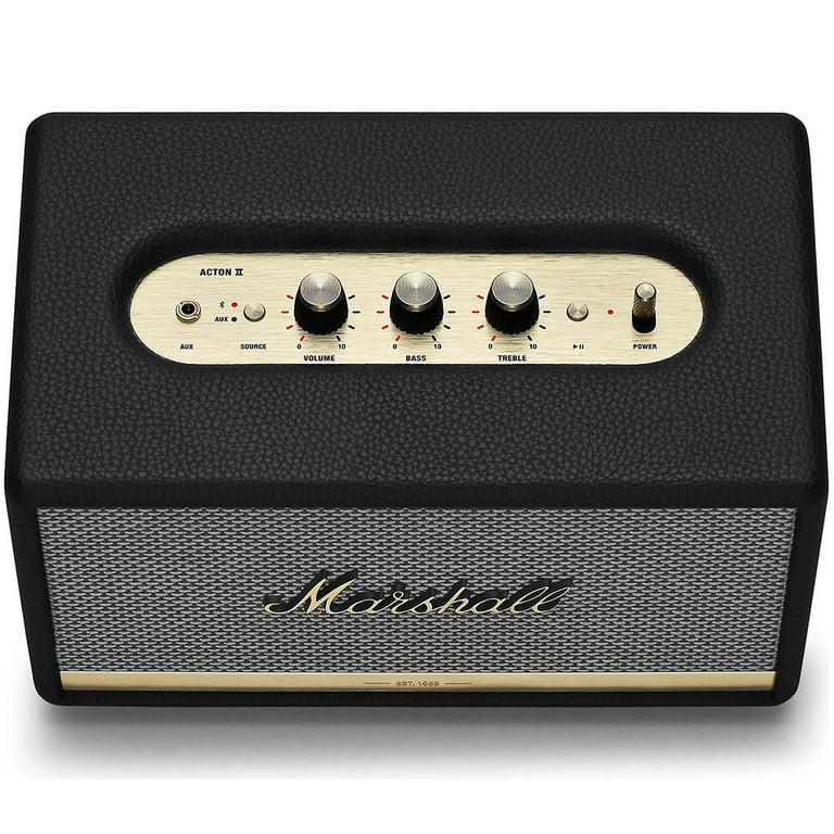 Marshall ACTONIIBTBLK Acton II Bluetooth Speaker - Black | Walmart (US)