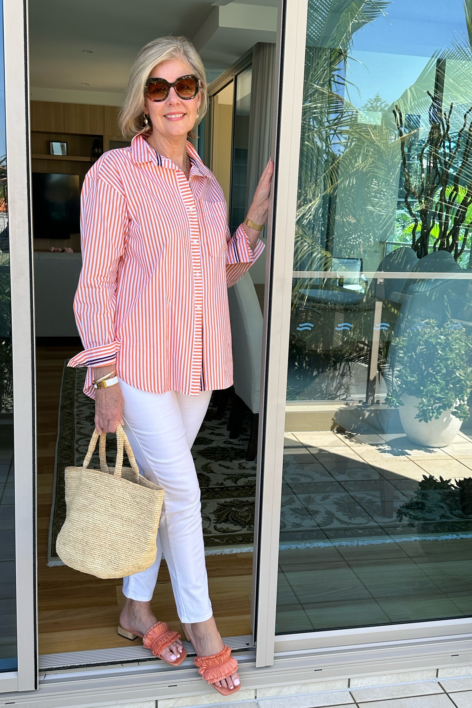 Here’s the formula for Ageless Style!
Loving this easy to wear striped shirt and white denim look. I’ve added a few different options from David Jones. #styletip  #over50style #whitedenimjeans 
Linda 175cms wears Size 12 in both the  Shirt and Jeans 

#LTKaustralia #LTKover50style #LTKstyletip
