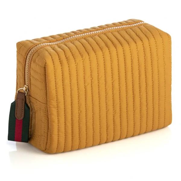 Ezra Large Boxy Cosmetic Pouch, Honey | Waiting On Martha