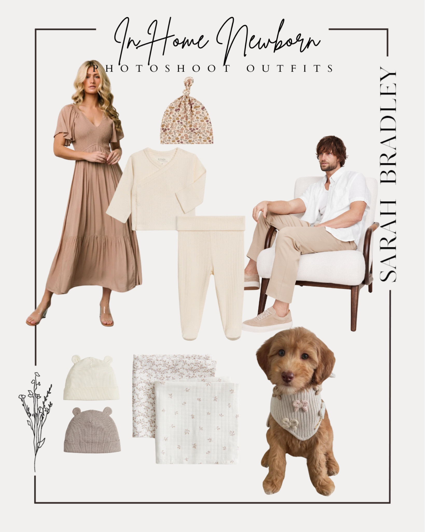Soft neutrals with some patterns to play with can be a good idea for an in home newborn session. Don’t forget about the dog!

#LTKBaby #LTKStyleTip #LTKKids