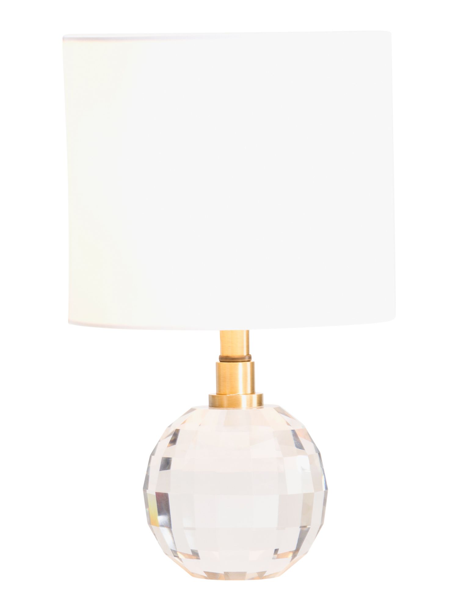 13in Cut Crystal Ball Accent Lamp | TJ Maxx