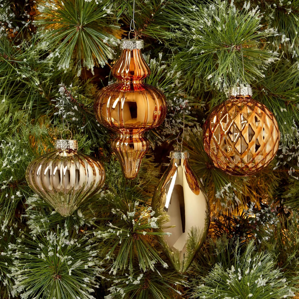 Glass Christmas Tree Ornament Set 10pc - Wondershop™ | Target