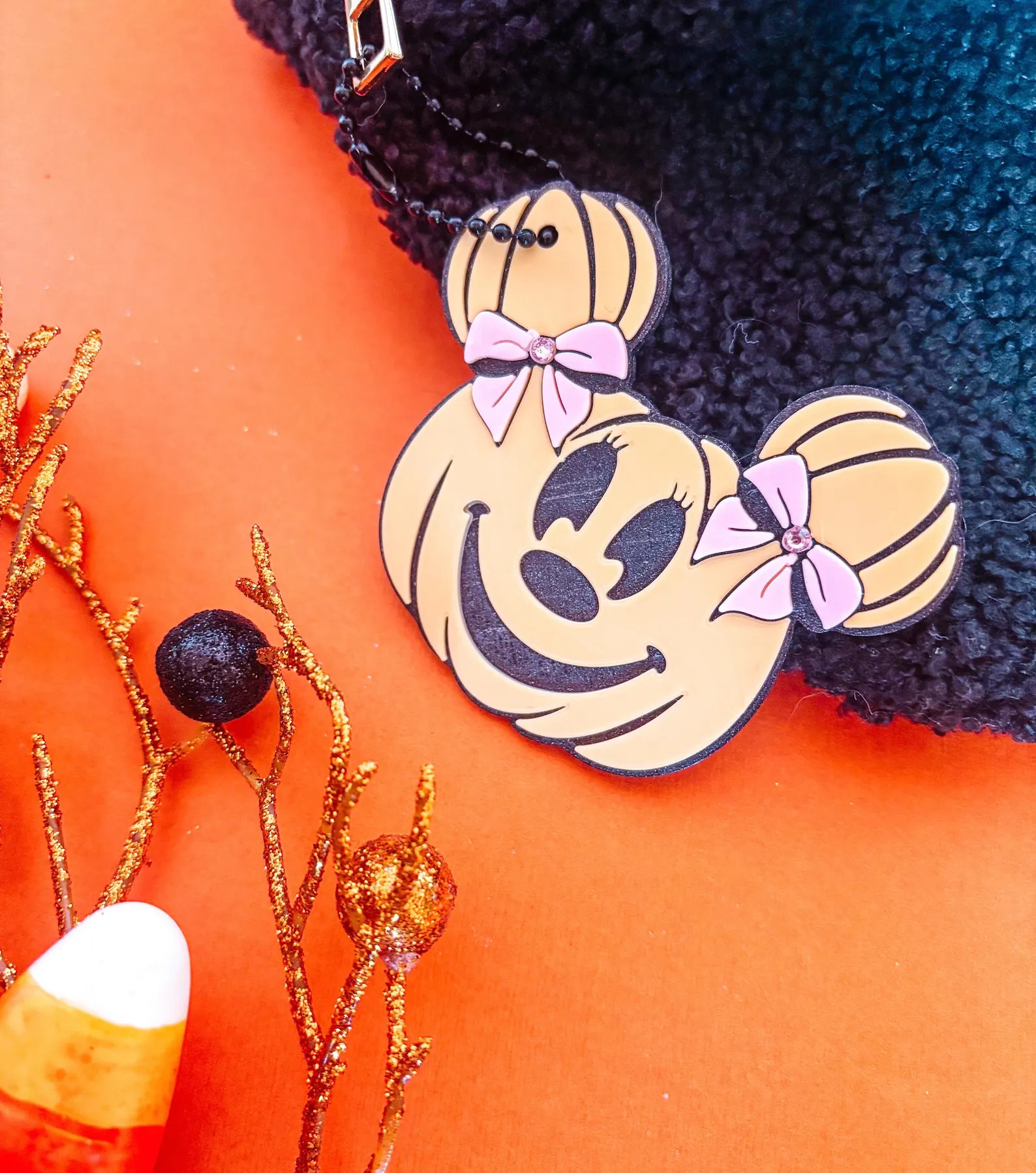 Handmade Pumpkin Keychain | Etsy (Global)