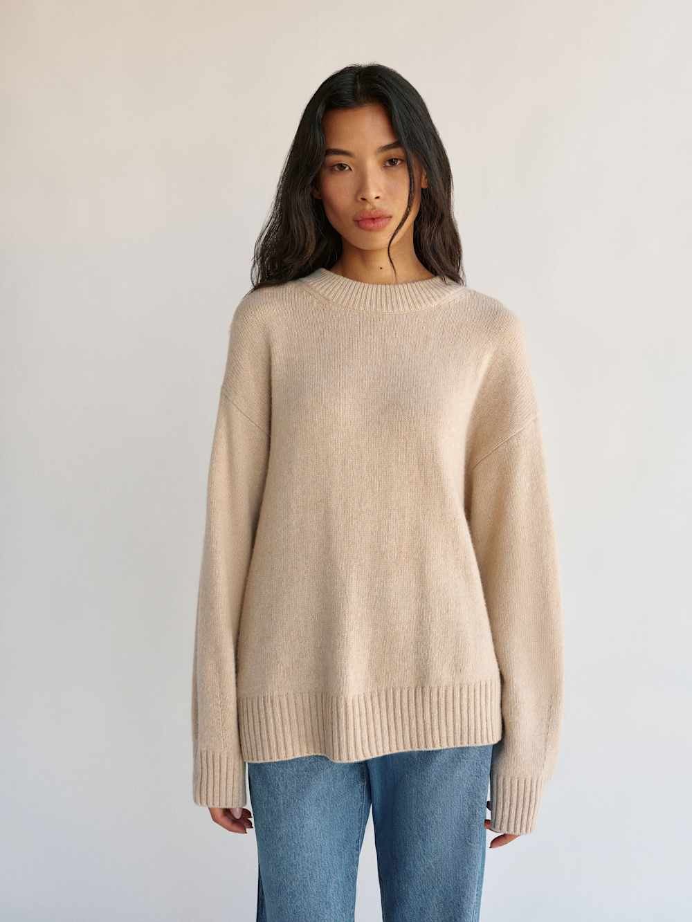 Cove Cashmere Oversized Crew | Reformation (Global)