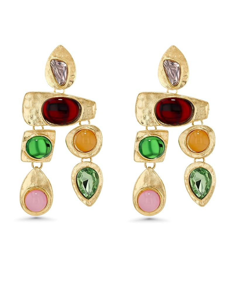 Trendy Boho Dangle Earrings - Big, Unique Vintage Design, Handmade for Women | Amazon (US)