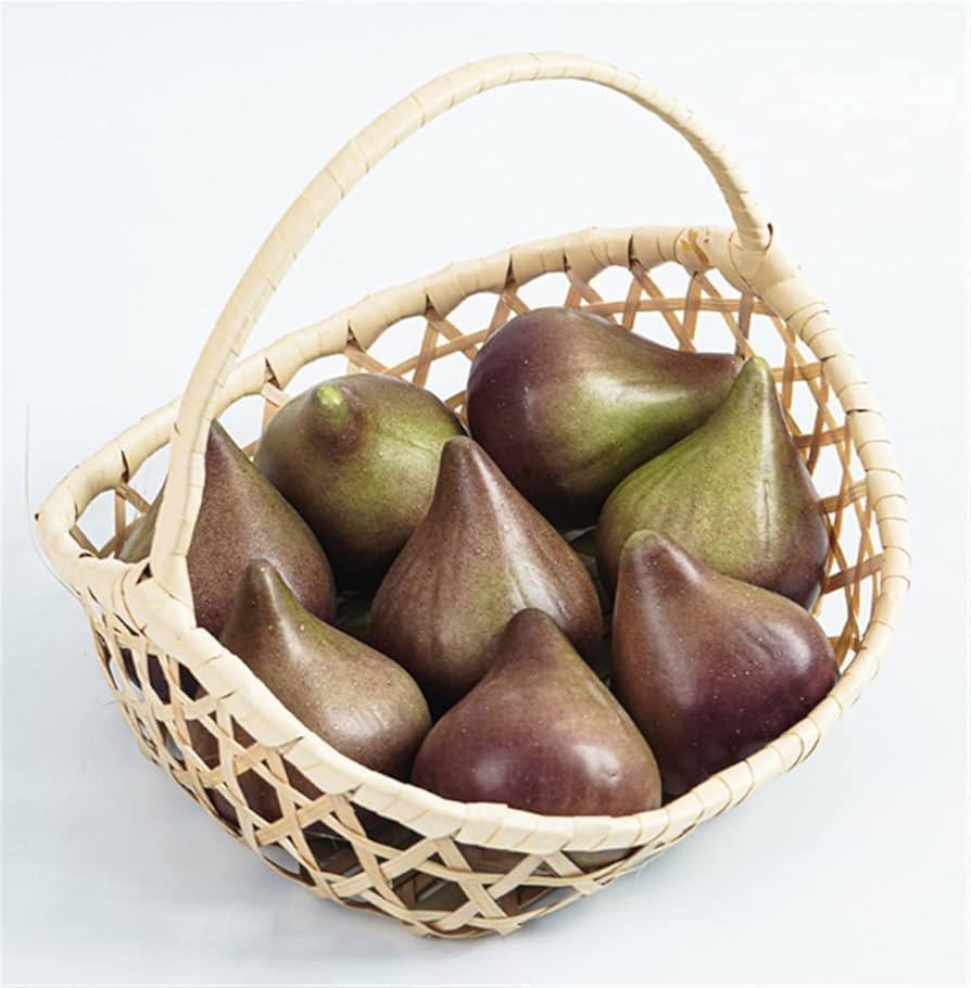 Skyseen 8PCS Realistic Artificial Fruits Lifelike Decorative Fig Photography Props Home Decoratio... | Amazon (US)