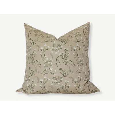 Floral Cotton Pillow Cover | Wayfair North America