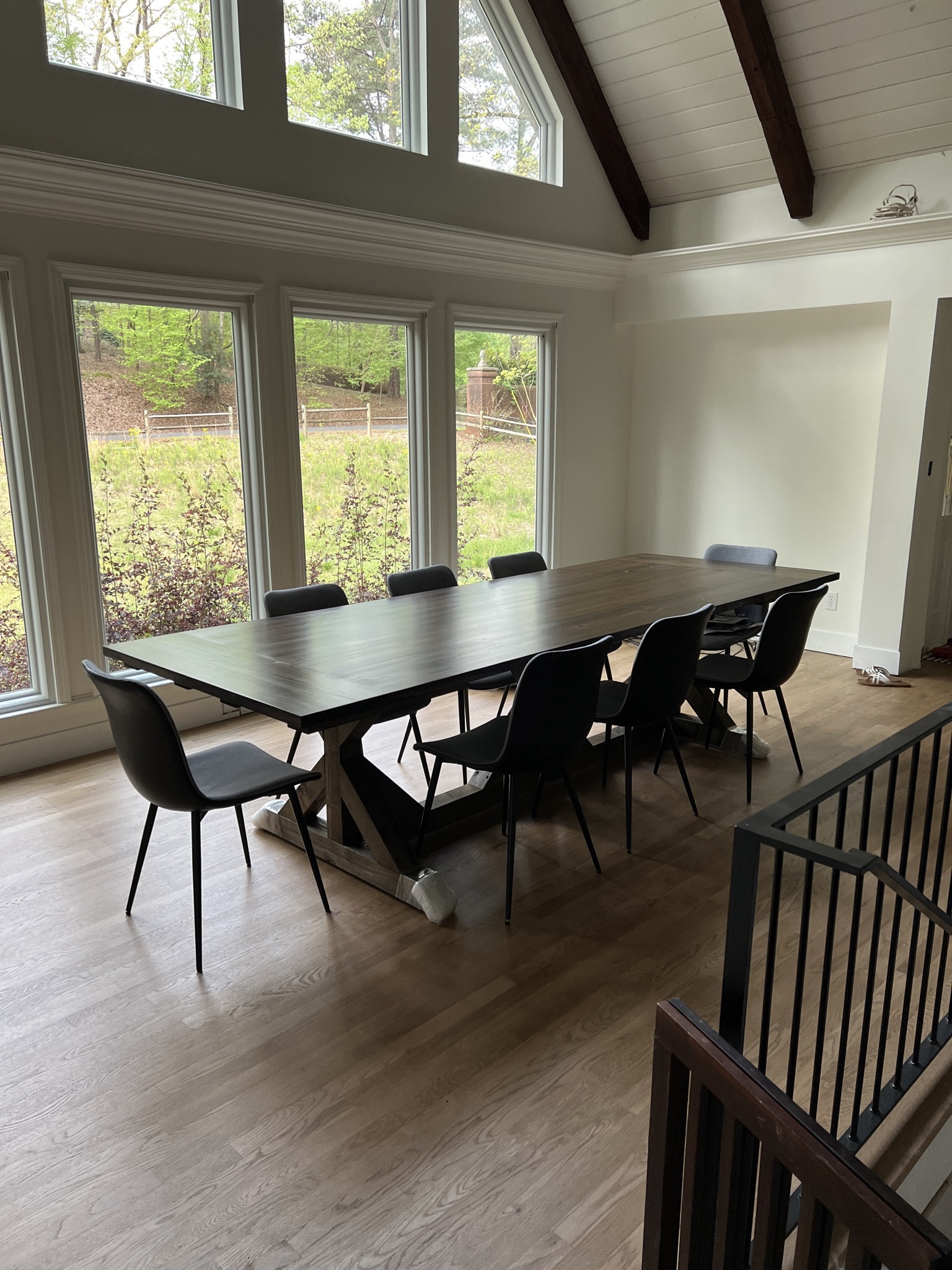 RUN to get this deal!! 10 foot long solid wood table made my a small company in Texas through Etsy! Seriously high quality, you can select the size, the stain, and if you want a bench to go with it. I have the 10 foot option in the Dark Walnut stain  

#LTKCyberWeek #LTKsalealert #LTKhome