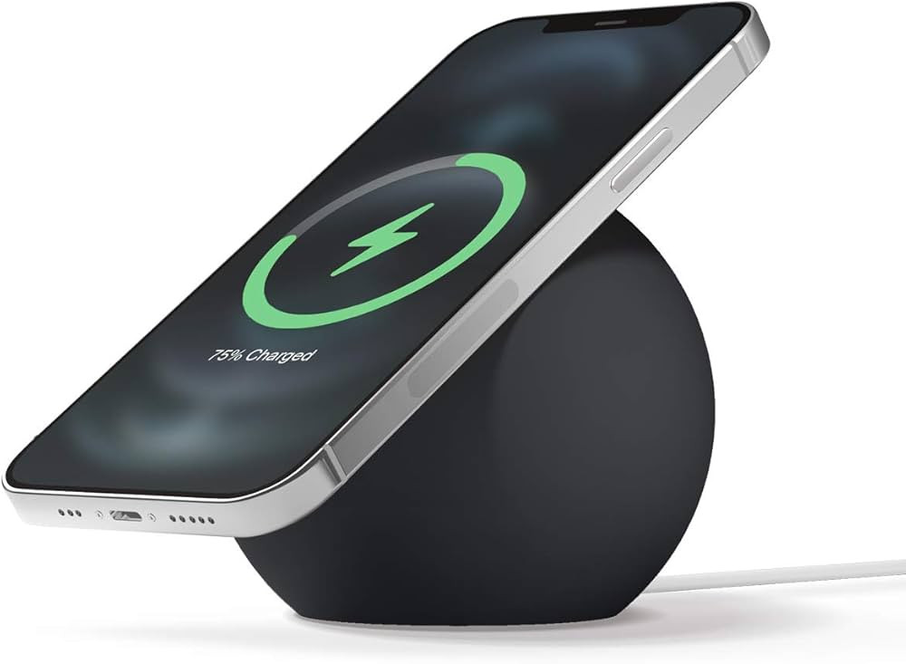 elago MS2 Charging Stand Compatible with MagSafe Charger - Premium Silicone Stand Compatible with... | Amazon (US)