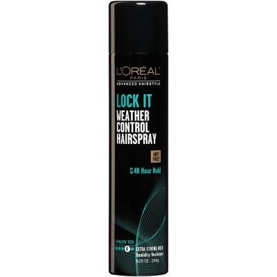 L'Oreal Paris Advanced Hairstyle Lock It Weather Control Hairspray - 8.25oz | Target