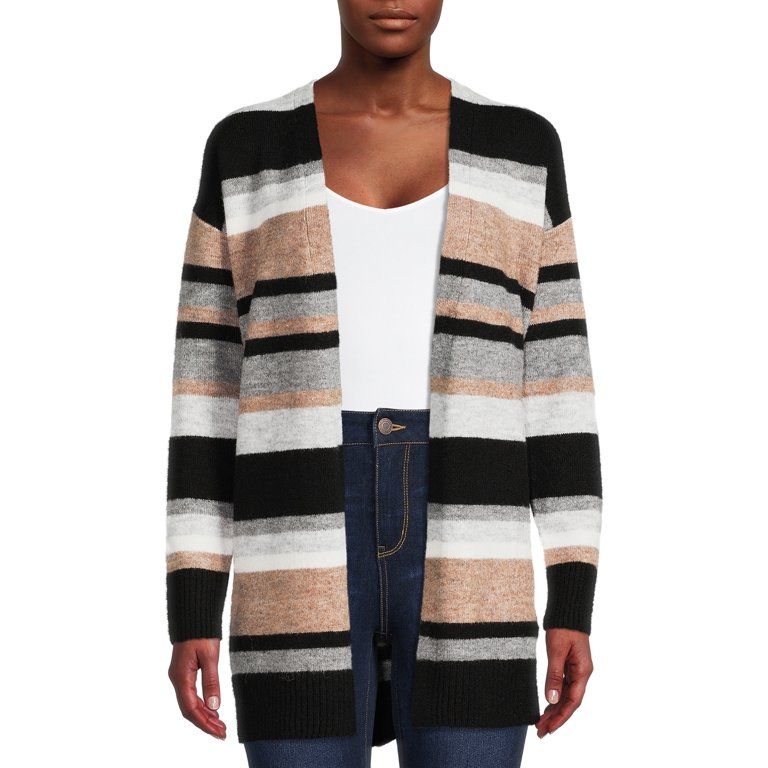 Time and Tru Women's Open Cardigan | Walmart (US)