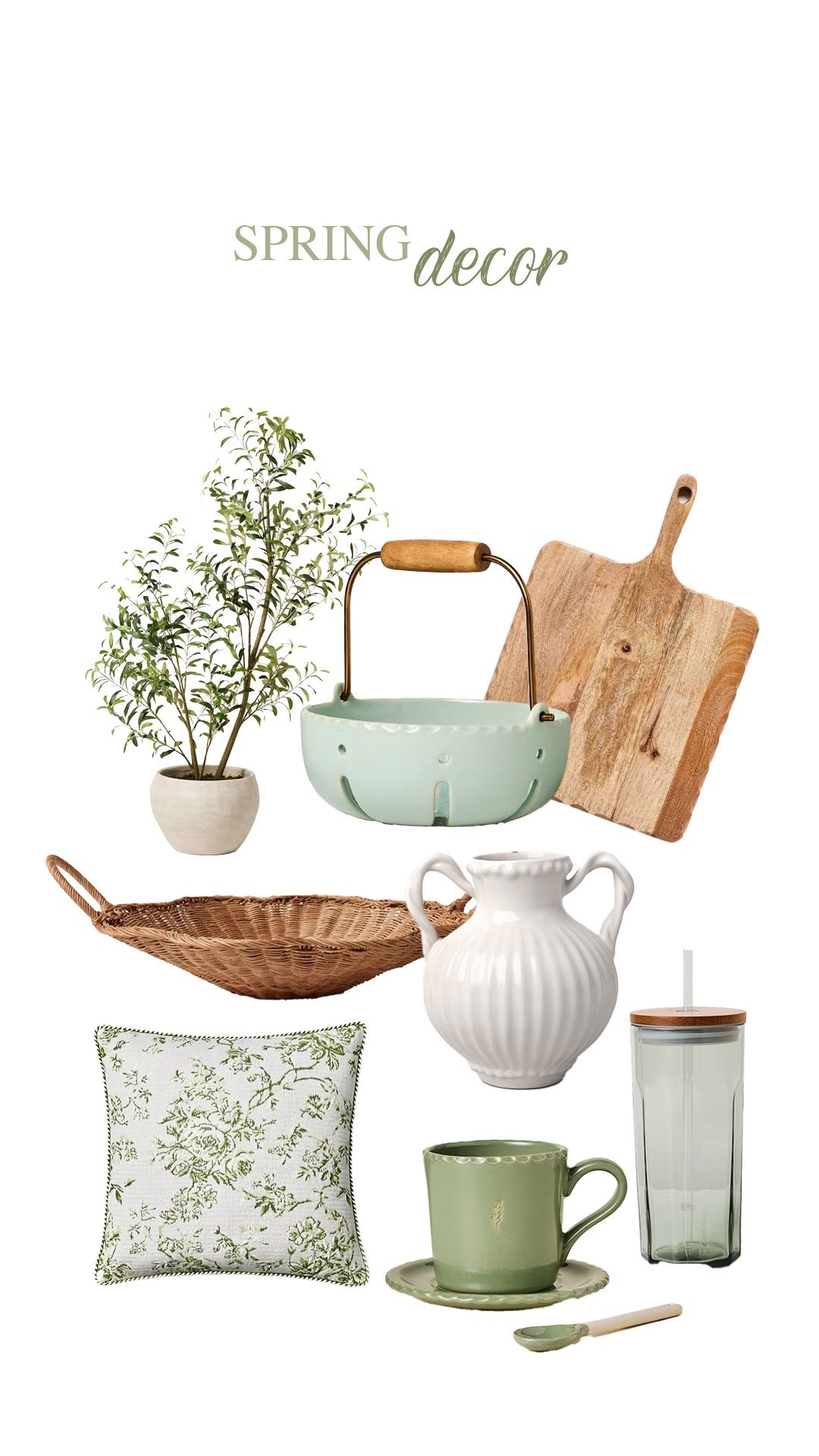 Green spring decor...

#LTKHome #LTKSeasonal #LTKSaleAlert