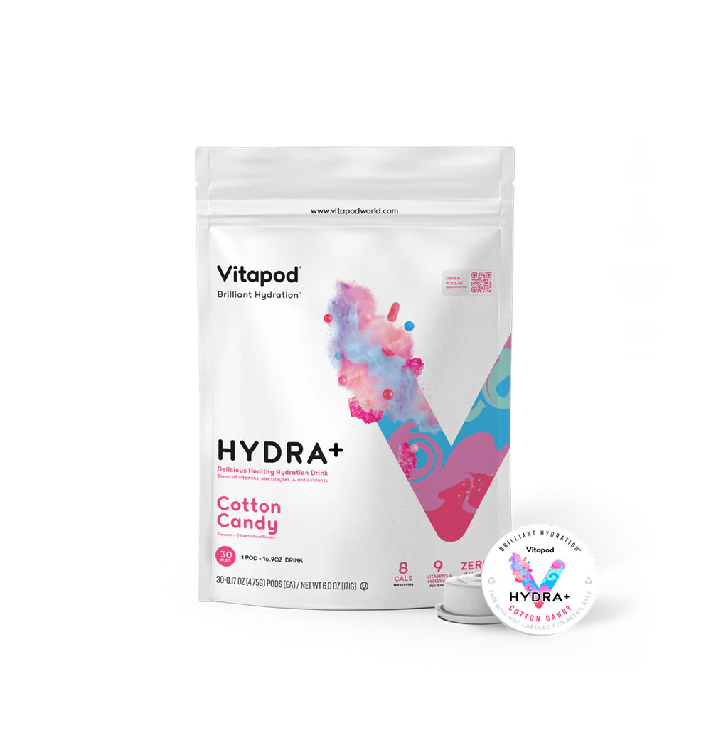 Hydra+ Cotton Candy, 30 Pods | Vitapod