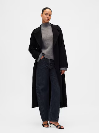 CashSoft Shaker-Stitch Turtleneck Sweater | Gap (US)