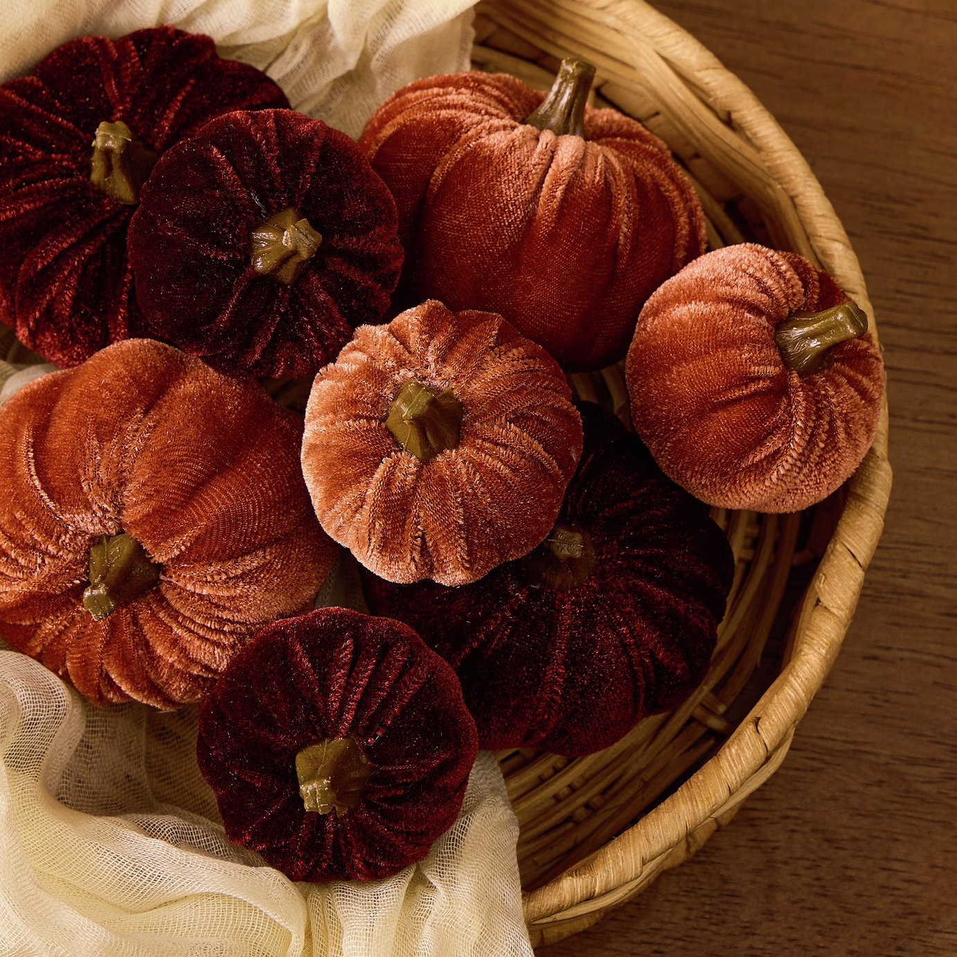 Argos Home Velvet Pumpkin Vase Fillers | argos.co.uk