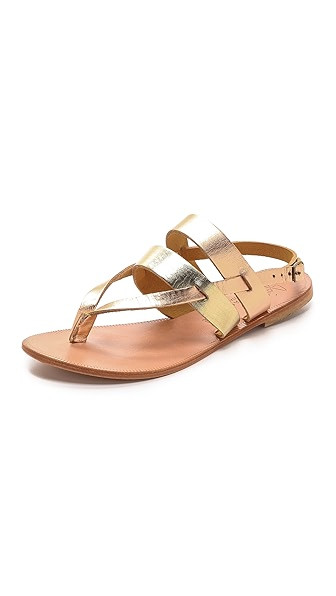 A la Plage Positano Metallic Sandals | Shopbop