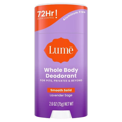 Lume Whole Body Women's Smooth Solid Deodorant Lavender Sage Scent - Aluminum-Free 2.6oz | Target