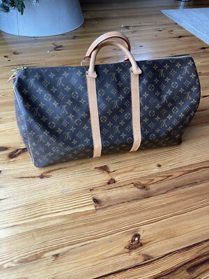 Louis Vuitton Keepall Bag Monogram Canvas 55 Brown  | eBay | eBay US