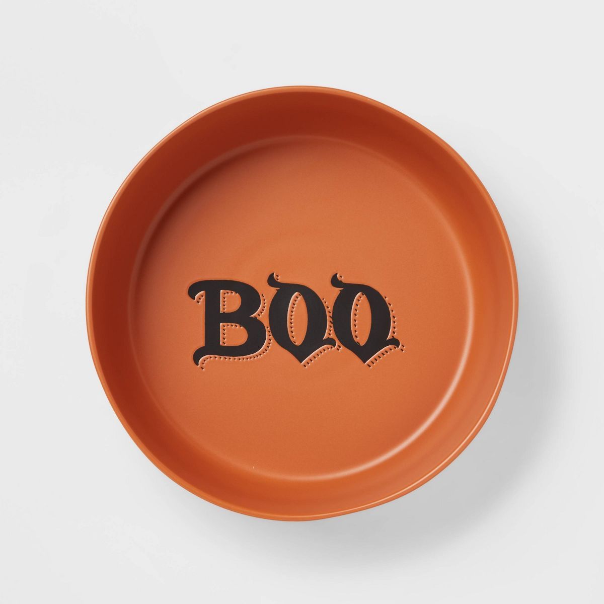 Halloween Stoneware Serving Bowl 'Boo' Orange - Threshold™ | Target