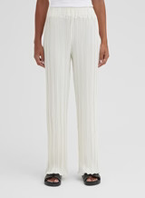 Cream Plisse Trousers - Palais | 4th & Reckless
