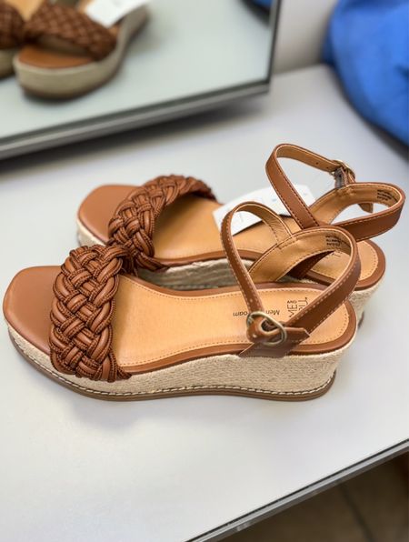 $25 Walmart Time and Tru Women's Braided Mid-Heel Wedge Sandals, Wide Width Available

These are TTS. 

#LTKover40 #LTKshoecrush #LTKfindsunder50