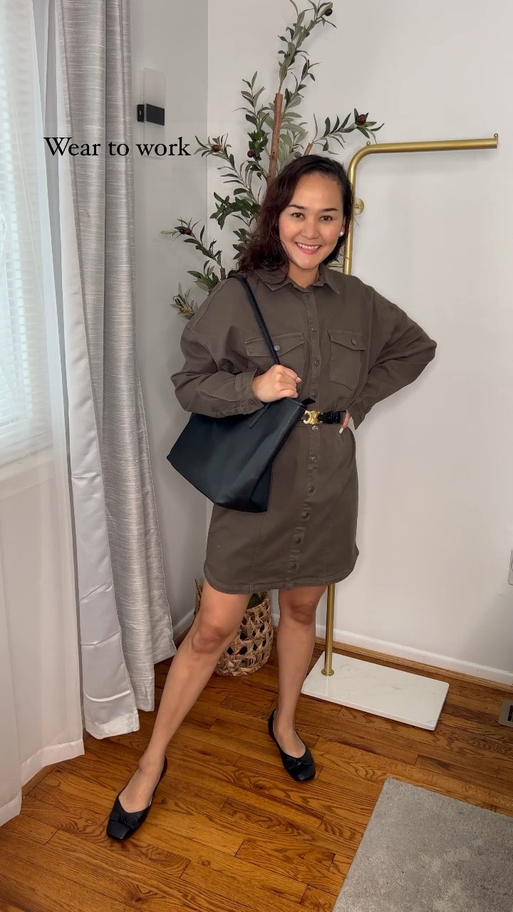 This @express fall dress is 50% off today. @express has 50% off everything this weekend only 

#LTKSeasonal #LTKitbag #LTKshoecrush