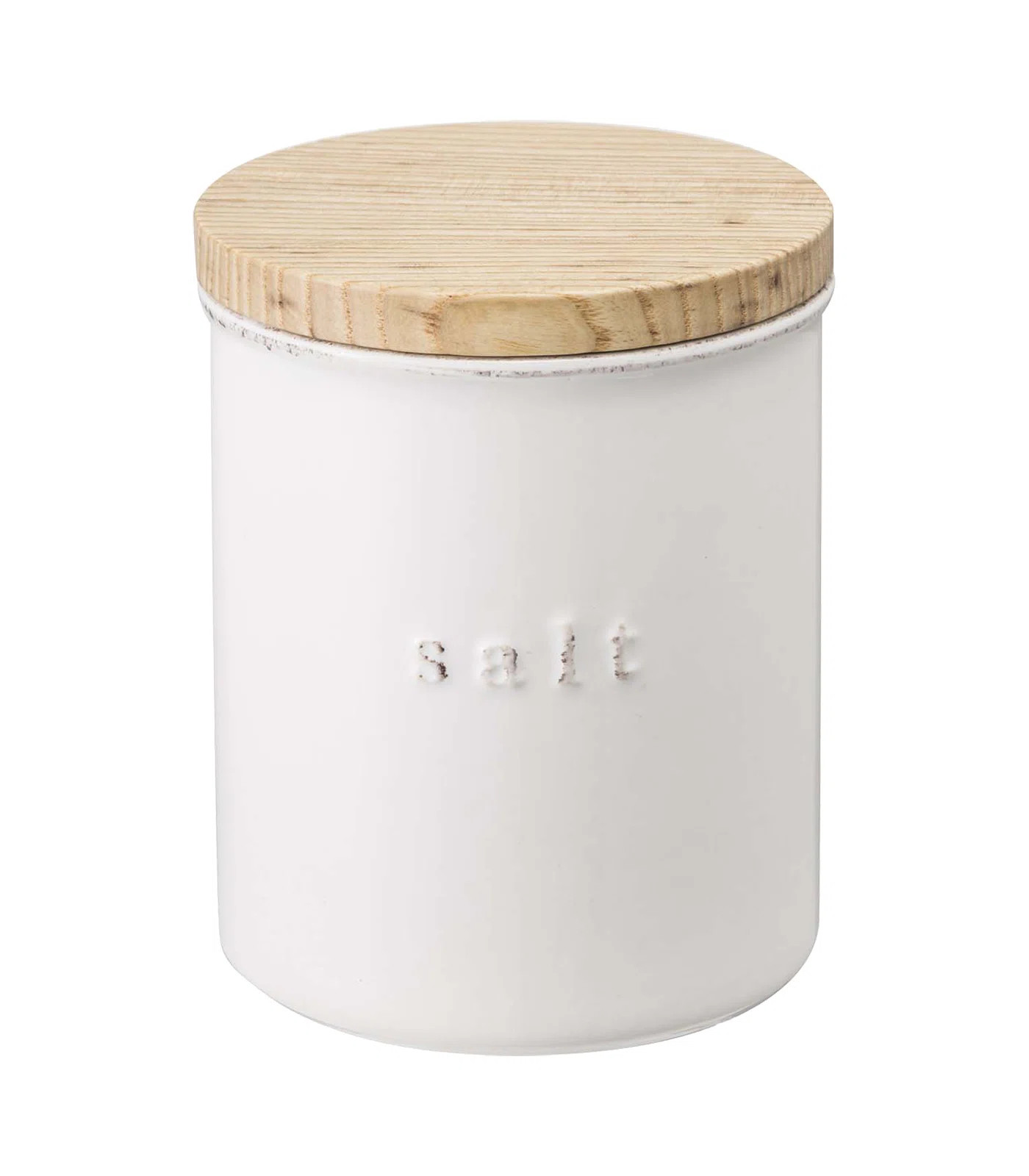 Yamazaki Home Ceramic Canister, Dry Food Kitchen Storage Container, Salt, 15.25 oz., Airtight | Wayfair North America