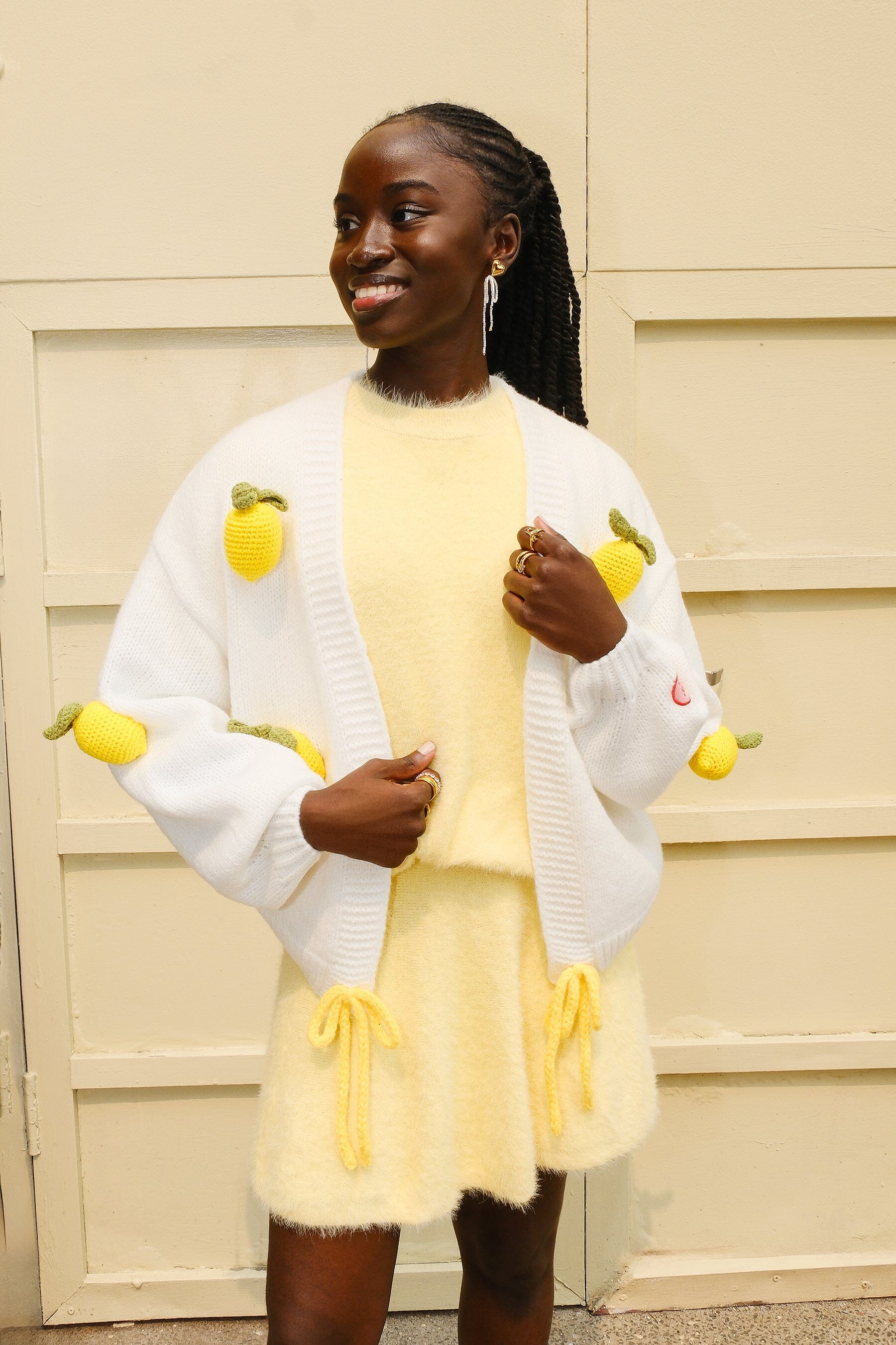 Main Squeeze Puff Cardigan | Shop Now | Mure + Grand | Mulberry and Grand