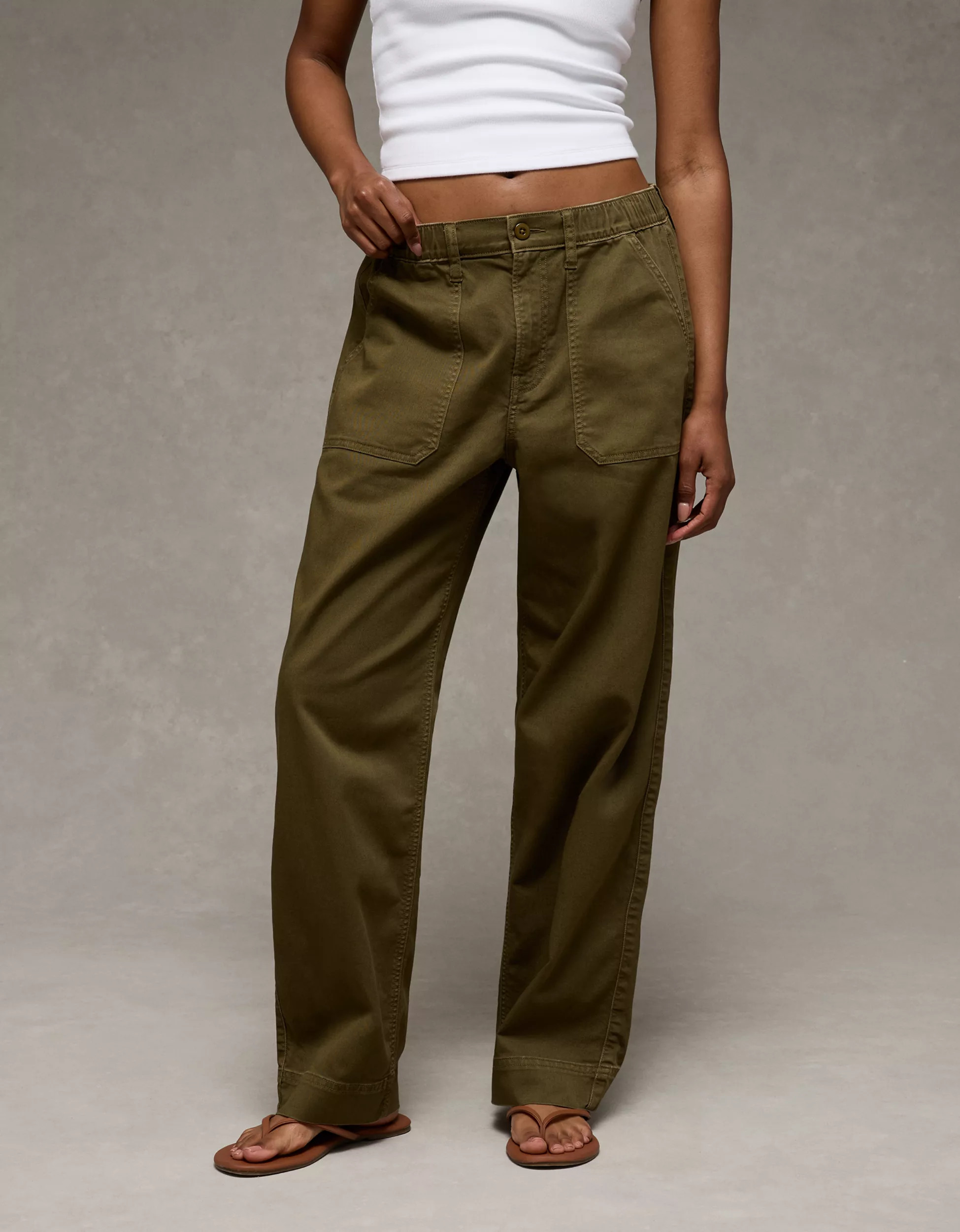 AE Stretch Low-Rise Baggy Utility Pant | American Eagle Outfitters (US & CA)
