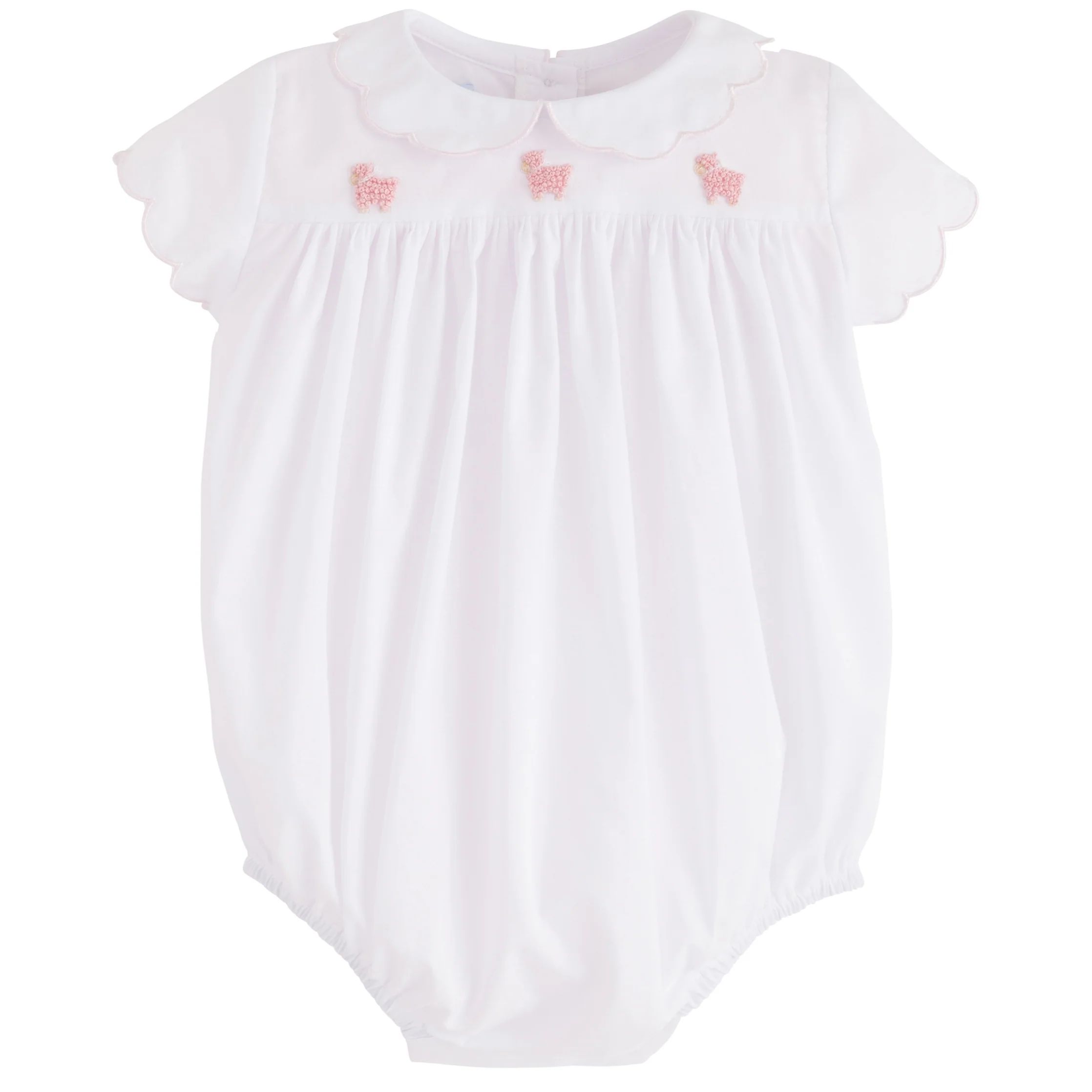 Embroidered Baby Clothes - Baby Girl's Bubble | Little English