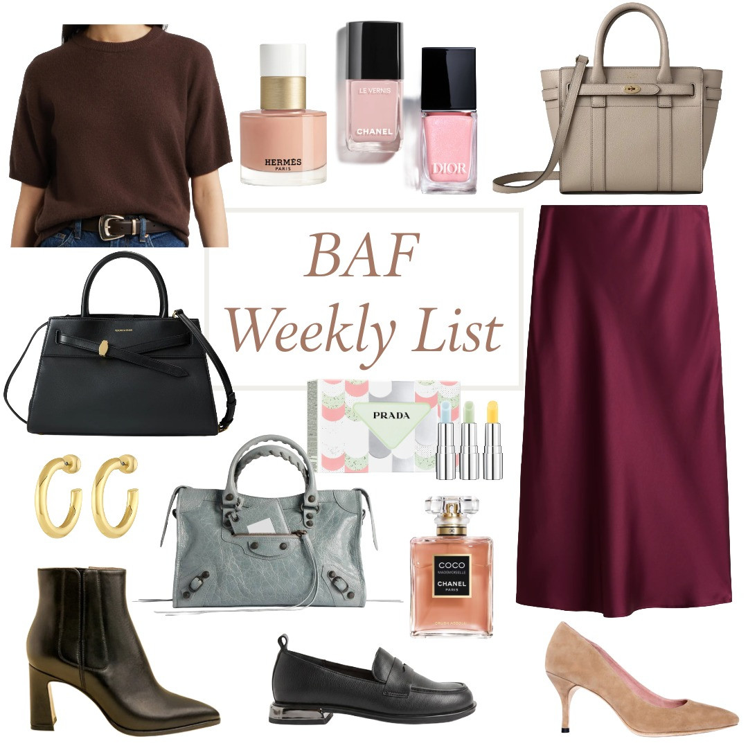 What's trending on the blog this week. Pink nail polish, timeless handbags, and soft fabrics.  

 #LTKOver40 #LTKPetite #LTKBeauty