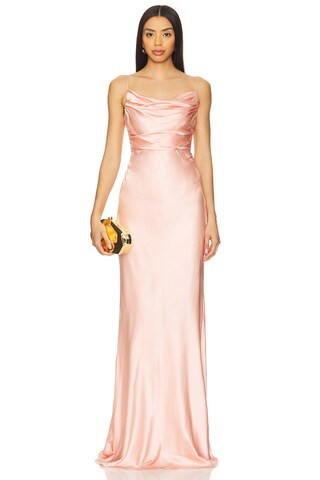 Lovers and Friends Scout Gown in Coral from Revolve.com | Revolve Clothing (Global)