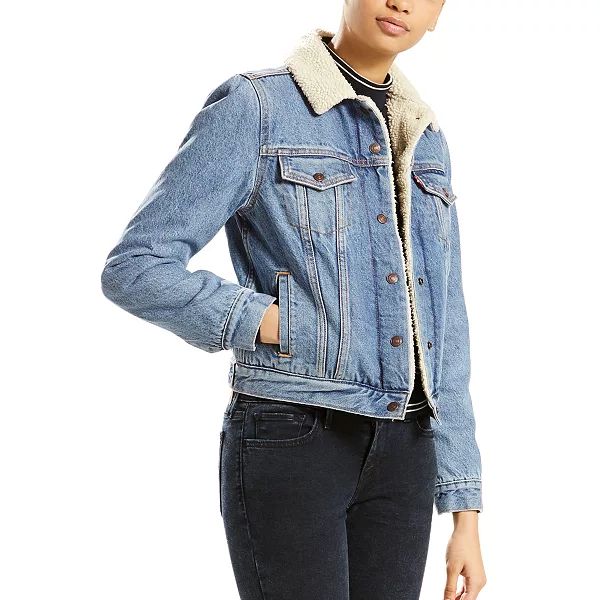 Women's Levi's® Sherpa-Lined Trucker Jacket | Kohl's