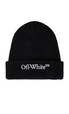 OFF-WHITE Wool Knit Beanie in Black from Revolve.com | Revolve Clothing (Global)