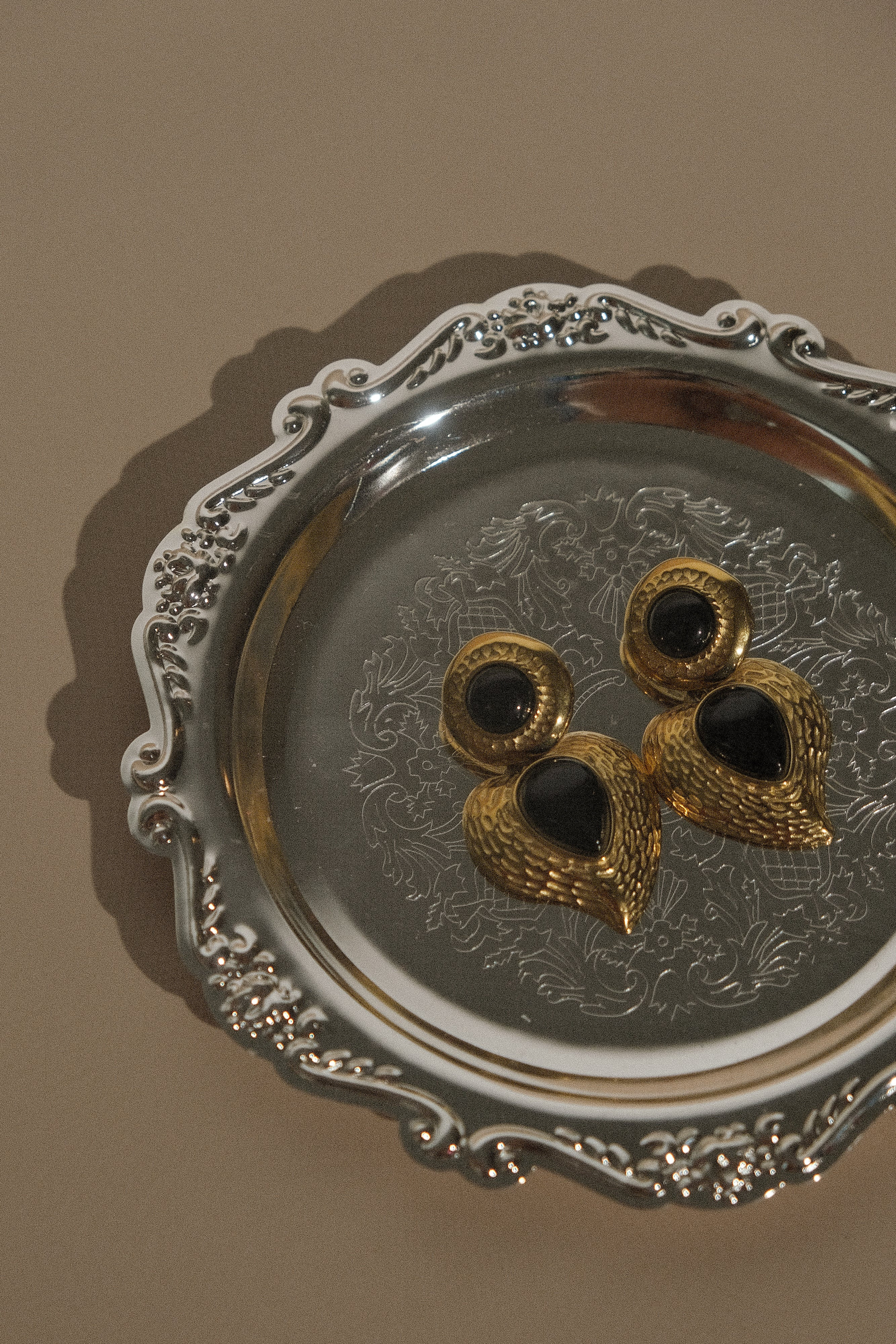 Vintage Drop Earrings - Gold | MESHKI US