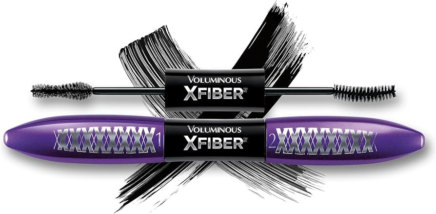 L'Oreal Paris Voluminous X Fiber Washable Mascara, Blackest Black, 1 Tube | Amazon (US)