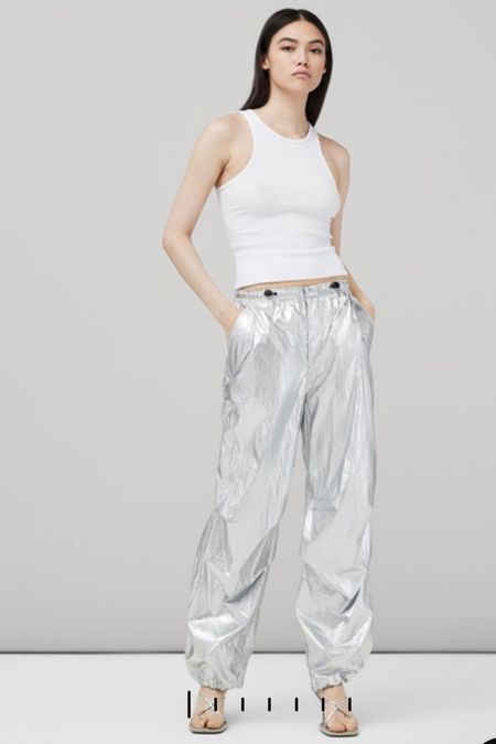 Parachute pants are a huge trend and I’m here for it! They are cool, comfortable, dressy, casual, whatever you want. These metallic ones are awesome and I’ve linked some more cool
Options 

#LTKFind #LTKSeasonal #LTKstyletip
