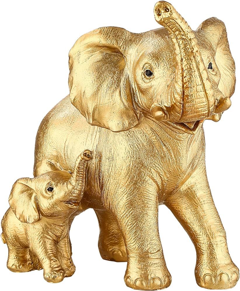 Amazon.com: Ylncicn Elephant Statue - Elephant Decor - Mom Gifts - Elephant Gifts for Women - Hom... | Amazon (US)