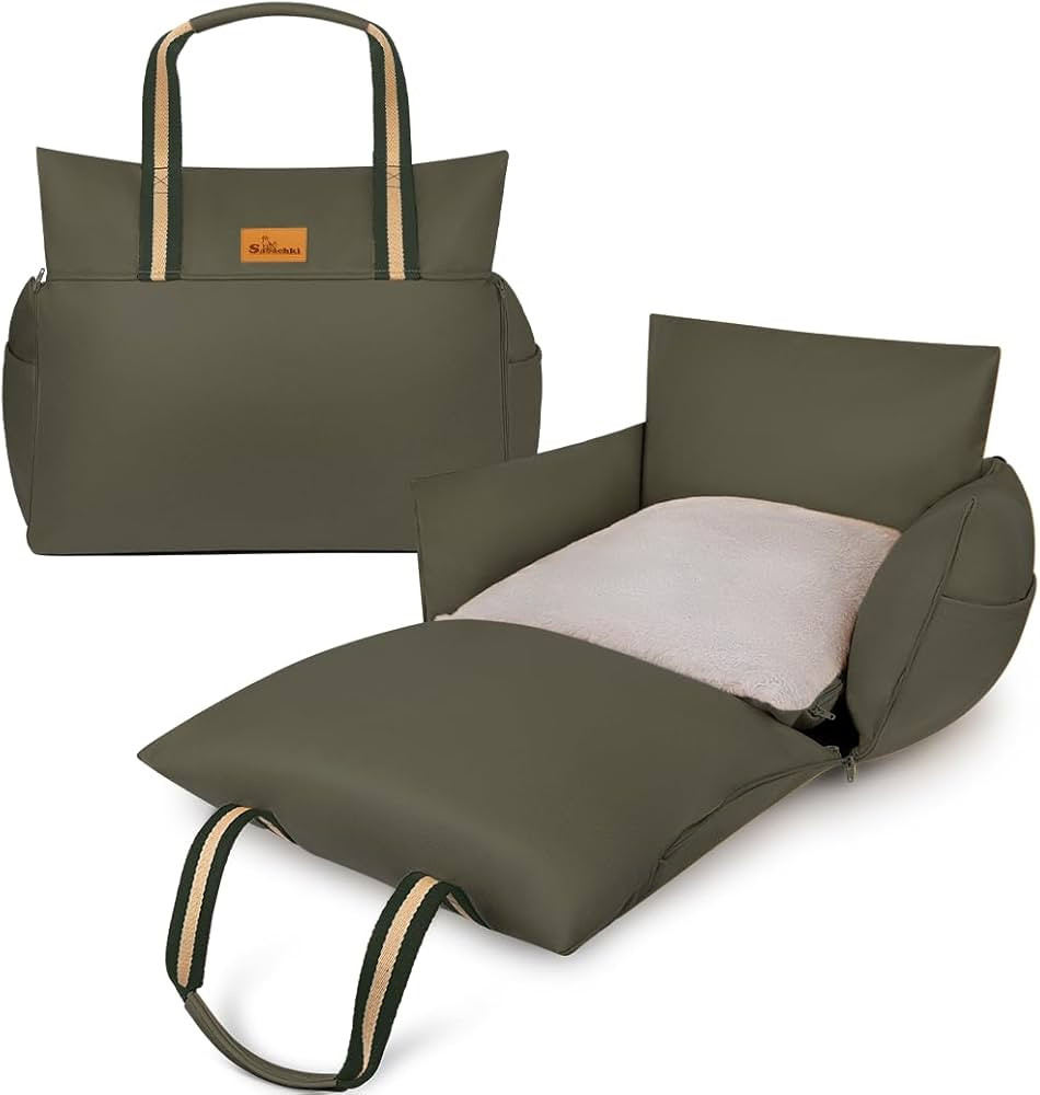 Sabachki Dog Bed Car Seat | Waterproof Dog Booster Seat for Car | Easy to Carry Dog Bed with Hand... | Amazon (US)