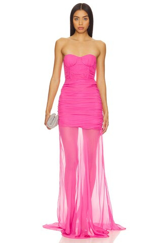 Loire Gown in Pink | Revolve Clothing (Global)