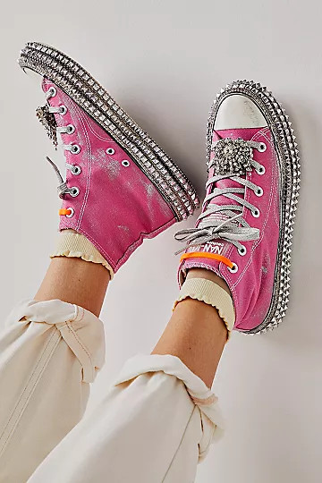 Cruise Studded Hi Top Sneakers | Free People (Global - UK&FR Excluded)