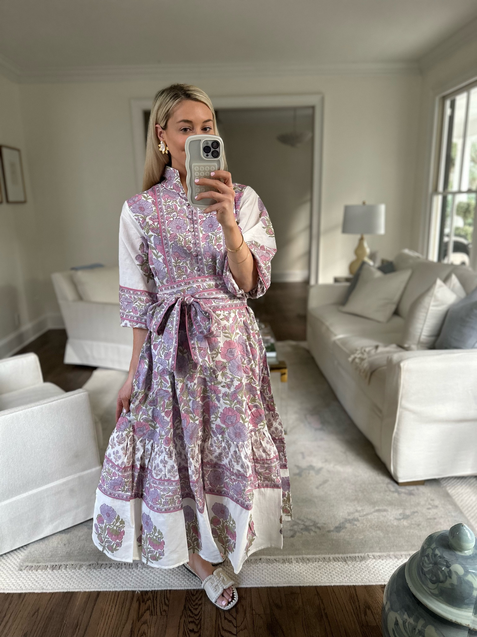 Code LIZA50 saves $50 on any dress! All the lilacs and greens for spring. This new Sue Sartor launch is just gorgeous! Would be perfect for a spring daytime event, garden party, or a girls baby shower! 

#LTKbump #LTKSeasonal #LTKstyletip