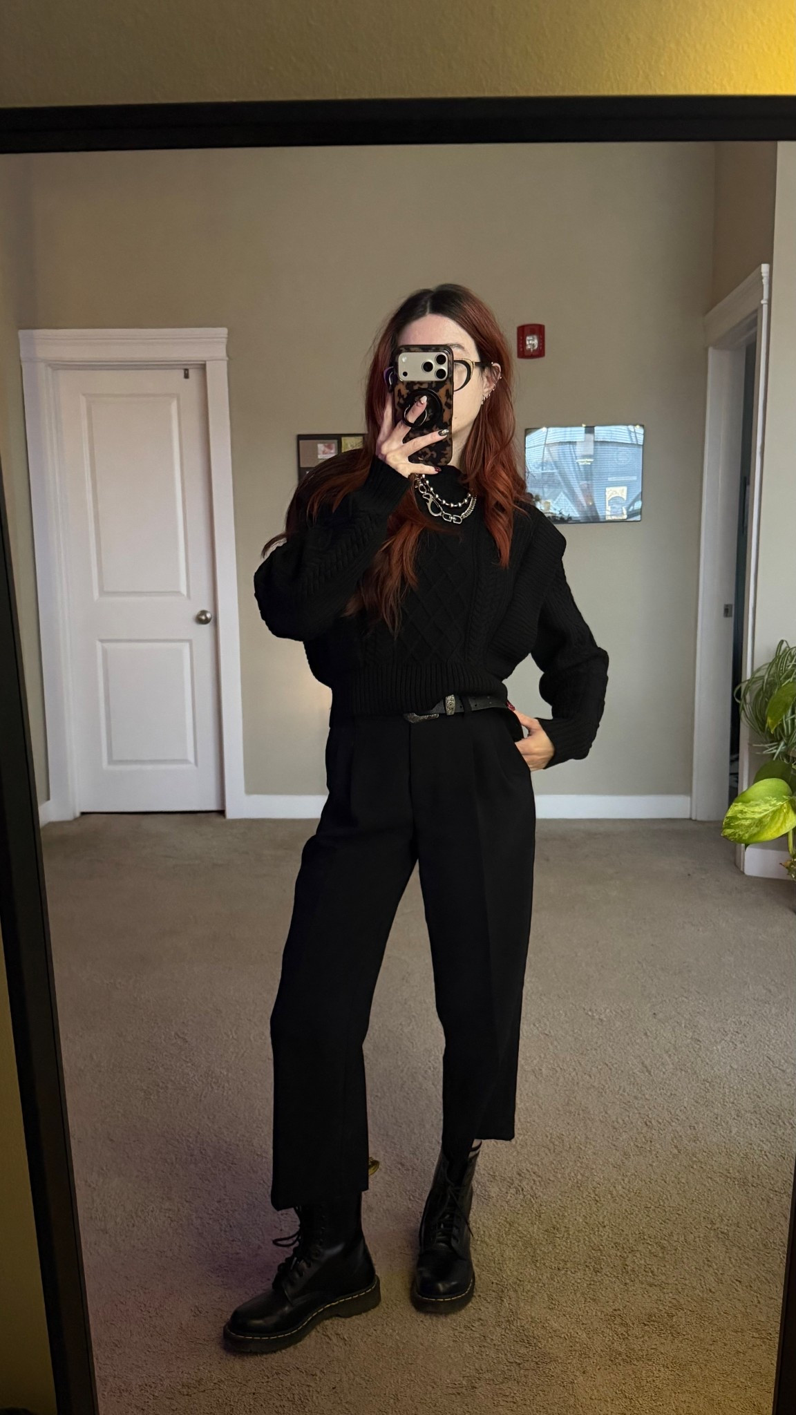 seek sweater from aritzia a couple seasons ago
cropped effortless pants - 0

all black style, all black office outfit, work style, aritzia style, aritzia outfits, corporate goth, alternative style, corporate style, all black outfit inspo, winter work outfit

#LTKSeasonal #LTKWorkwear #LTKootd